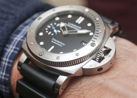 panerai 42mm luminor submersible 1950 3 days automatic acciaio|panerai luminor 1950 review.